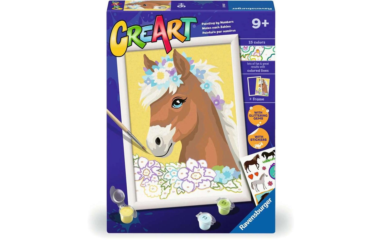CreArt - MNZ - Horse with flowers