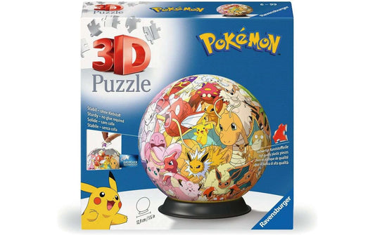3D Puzzle Ball: Pokémon - Kanto Region