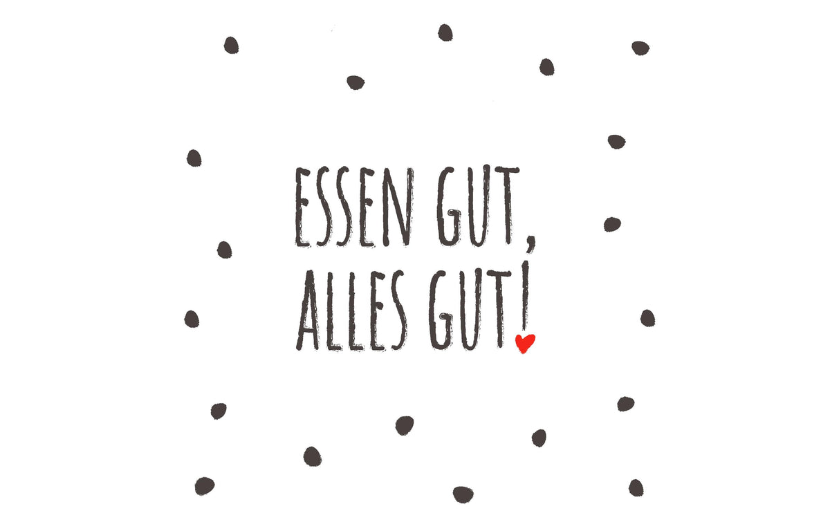 Paper + Design Servietten Essen gut
