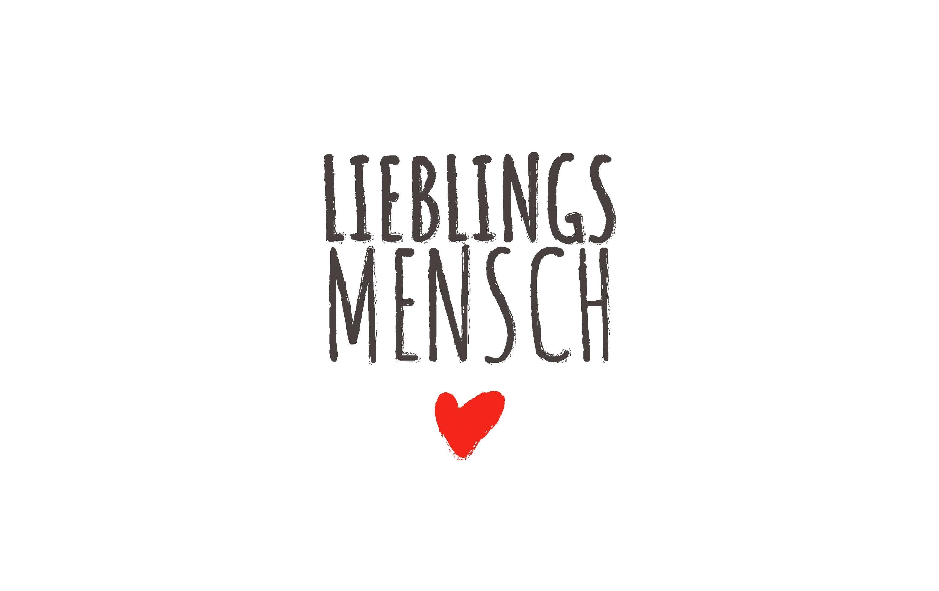 Paper + Design Servietten Lieblings Mensch