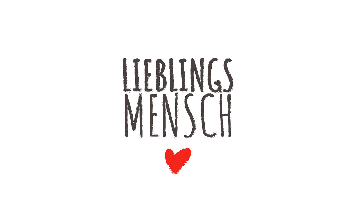 Paper + Design Servietten Lieblings Mensch