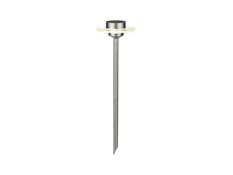 Paulmann | Outdoor Solarspiess Ufo Edelstahl | LED 1x0,2W IP44 Glas