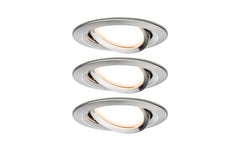 Paulmann | EBL Set Nova Coin | schwenkbar LED 3x6W 2700K 230V Eisen geb