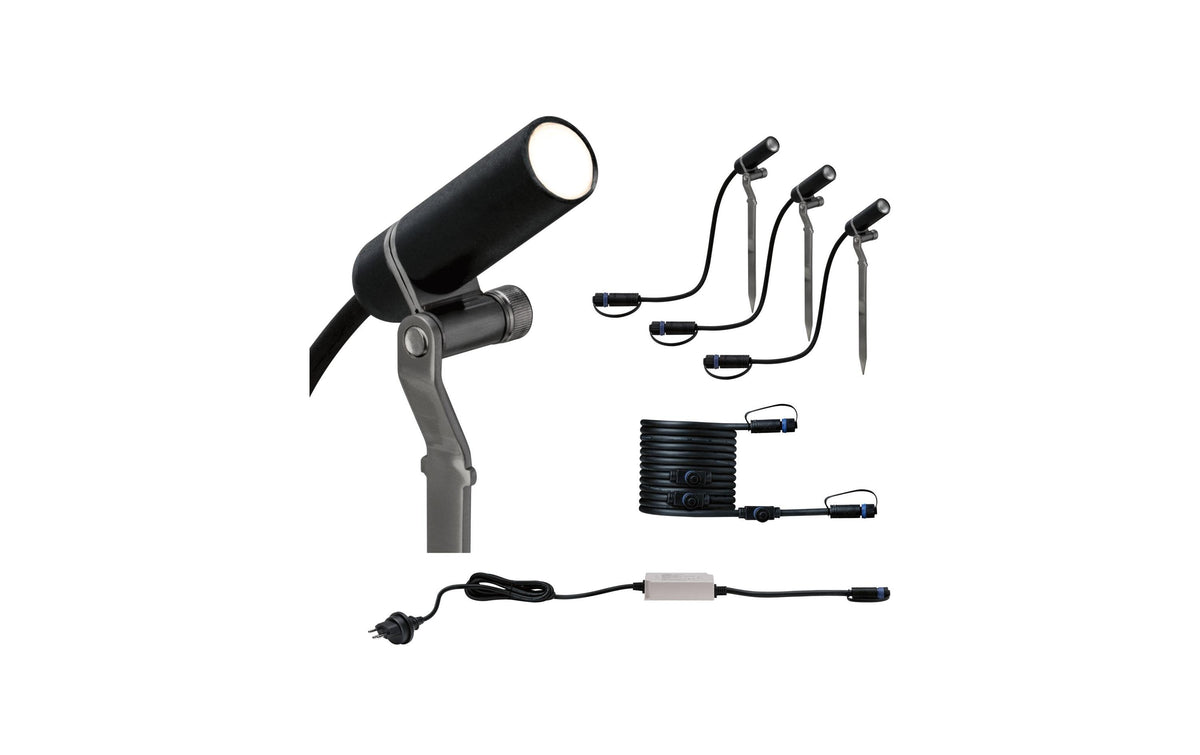 Paulmann Gartenspot 3X 2.5W 200lm 3000K