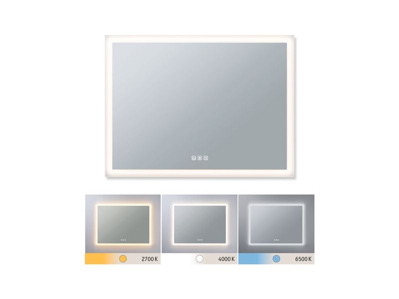 Paulmann | LED Spiegel MIRRA 60x80 HomeSPA | 22W, 1600lm, 2700-6500K WhiteSwitch, IP44