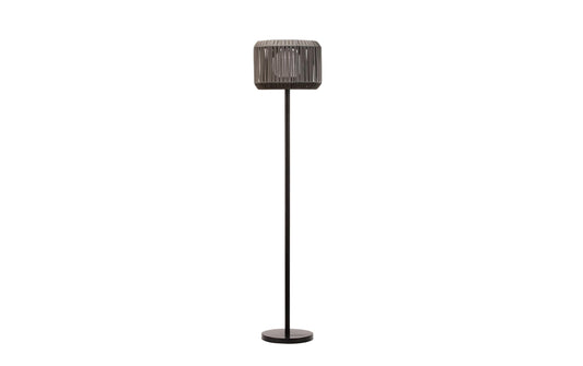 Pauleen | Solarstehleuchte Sunshine Elegance | Outdoor, Schwarz Polyrattan