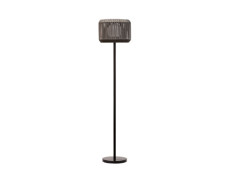 Pauleen | Solarstehleuchte Sunshine Elegance | Outdoor, Schwarz Polyrattan