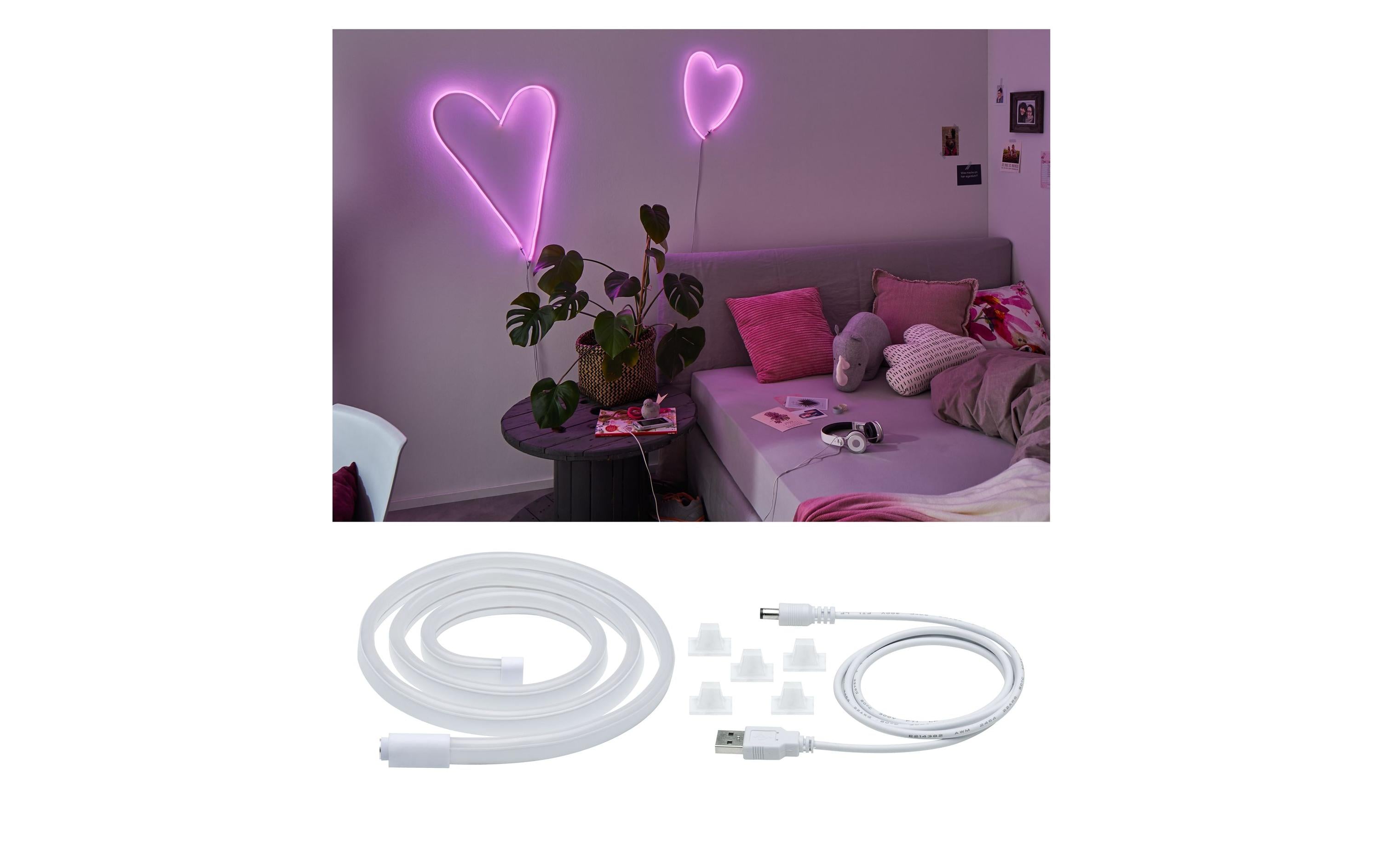 Paulmann, LED-Stripe Neon Colorflex Pink, 1