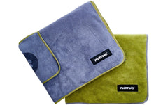 Fluffino, Hundehandtuch-Set, Grün / Blau, M