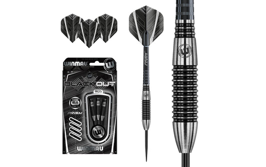 Winmau | Steeldart Blackout (1043) 24g | 3 Stück