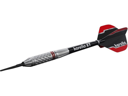 Karella | Softdart Commander 19g | 3 Stück, silber, 90% Tungsten