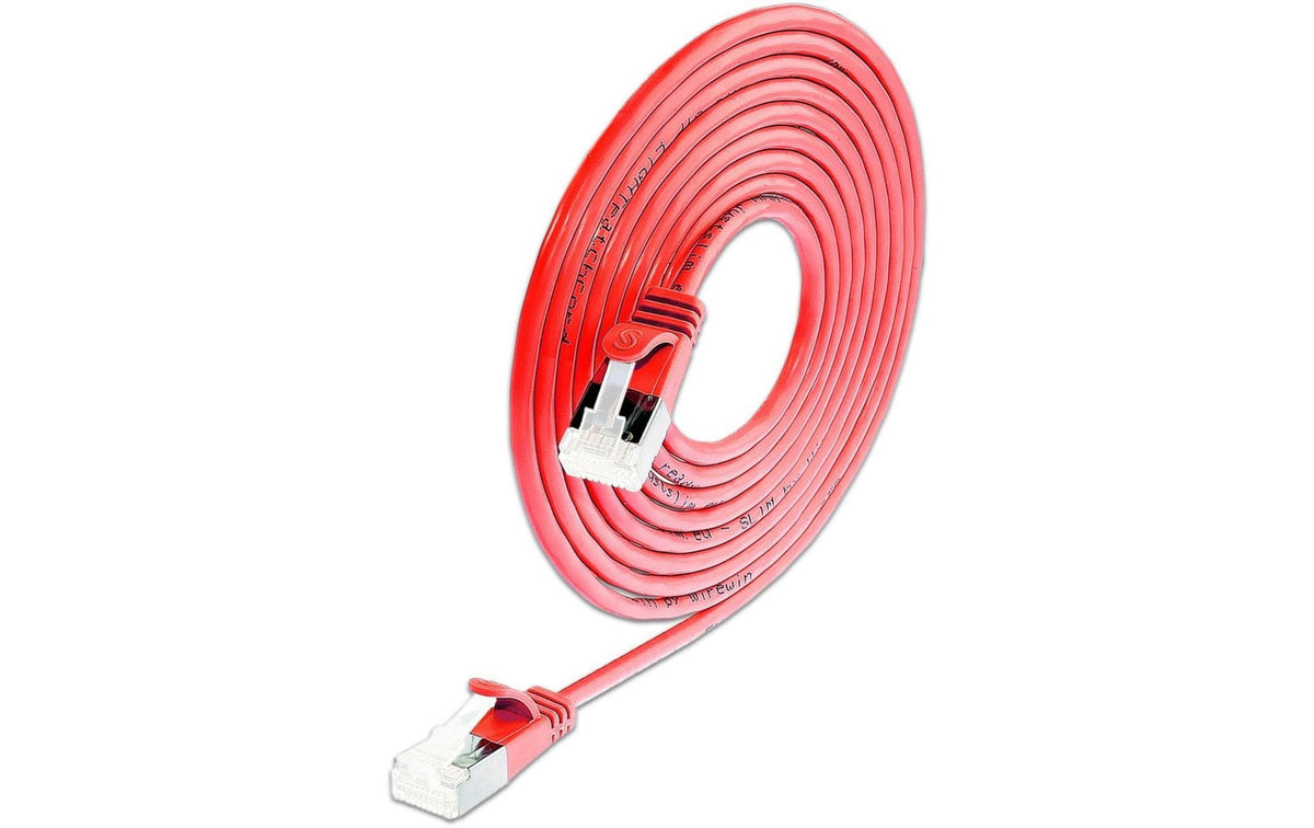 SLIM, Slimpatchkabel RJ-45, Cat 6A, U/FTP,