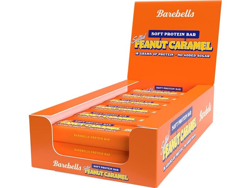 Barebells | Soft Bar Peanut Caramel | Box mit 12 Riegeln