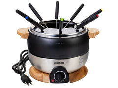 FURBER | Fondue-Set 8 Person | 8 Pers., Edelstahl, 800 Watt