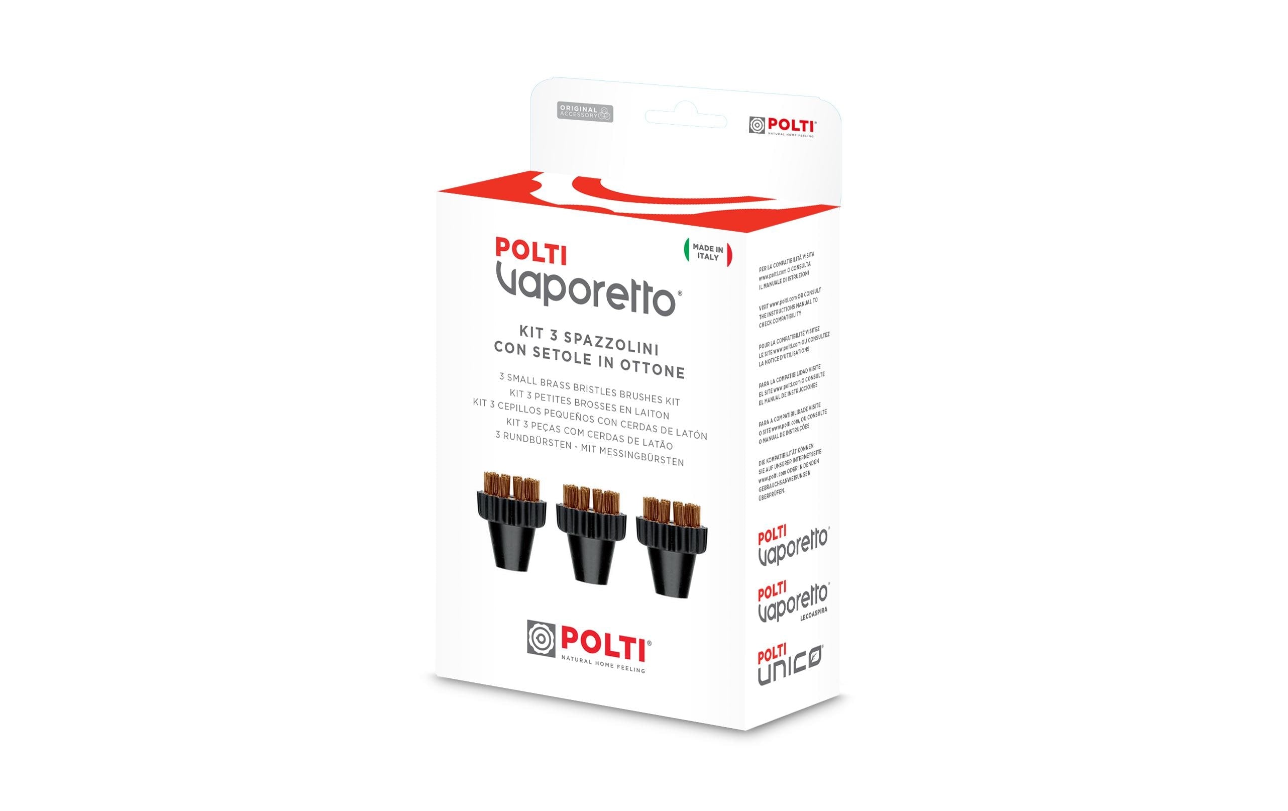 Polti Dampfbürstenset