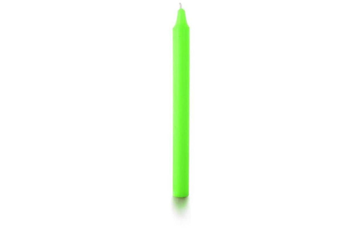 balthasar Stabkerzen 16 Stück, Neon Grün