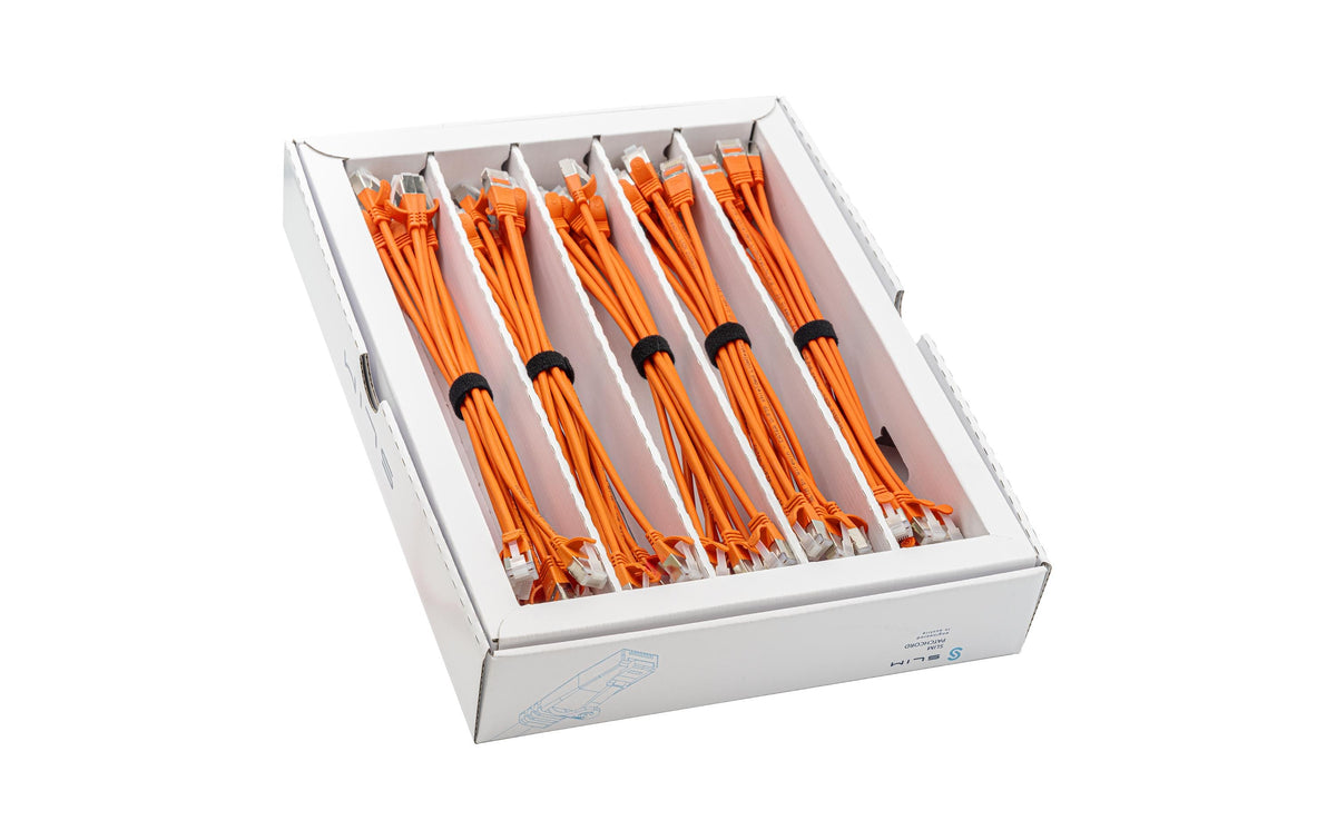 SLIM, Slimpatchkabel RJ-45, Cat 6A, U/FTP,