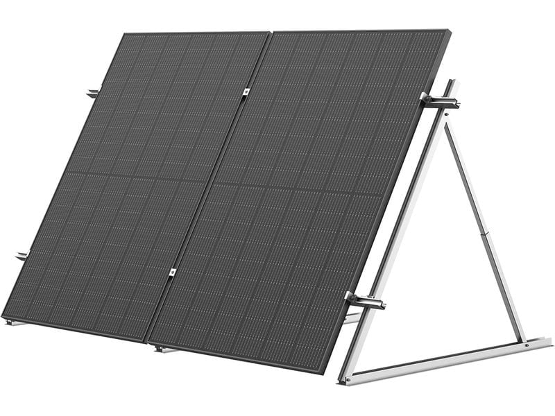 EcoFlow | Verstellbare Kipphalterung | für 100W/400W Starre Solarpanele Silber