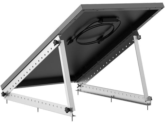 EcoFlow | 28 Kipphalterung für 100W | für Starres Solarpanel Silber