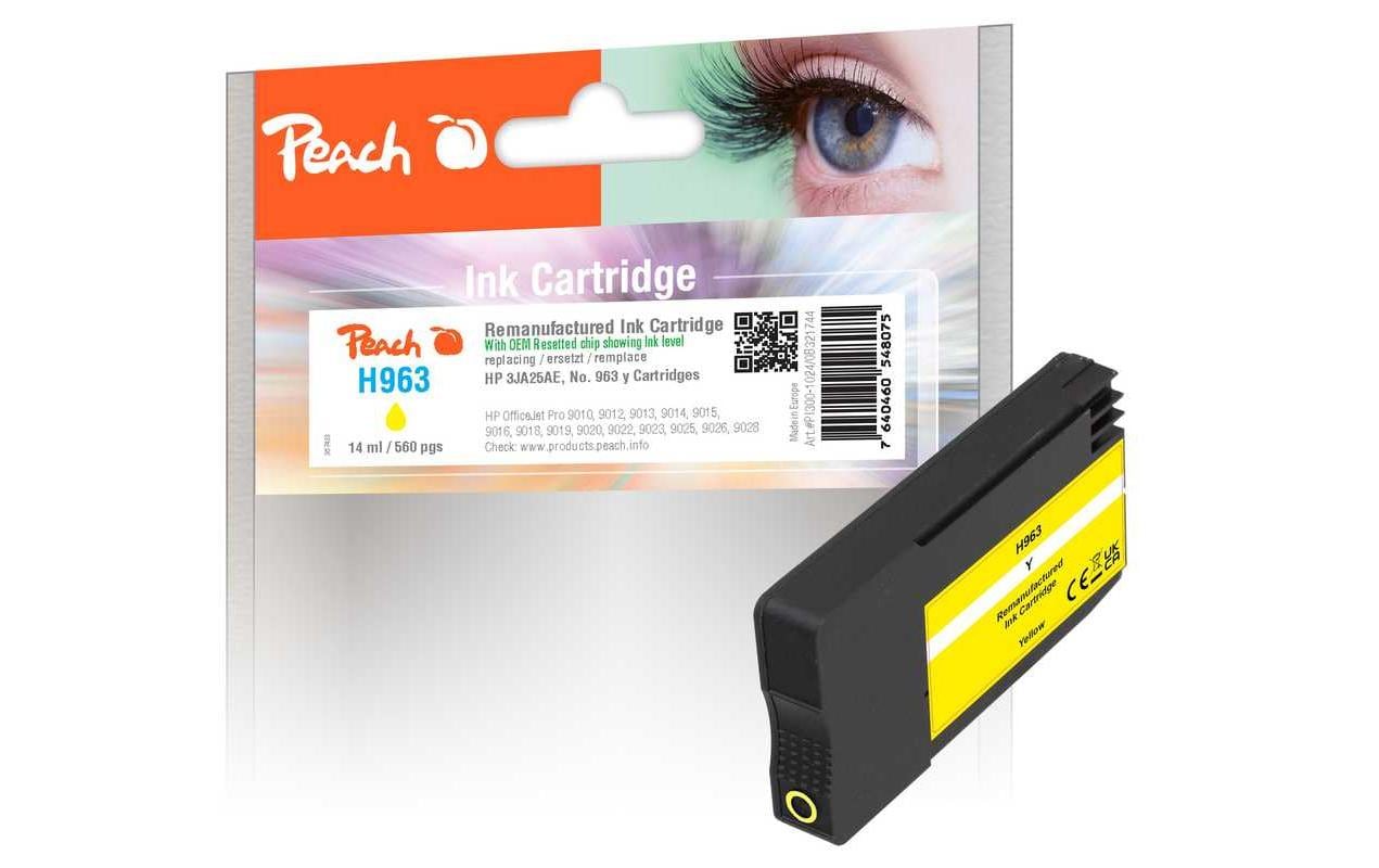 Peach, Toner HP No. 963 Y, 3JA25AE Yellow