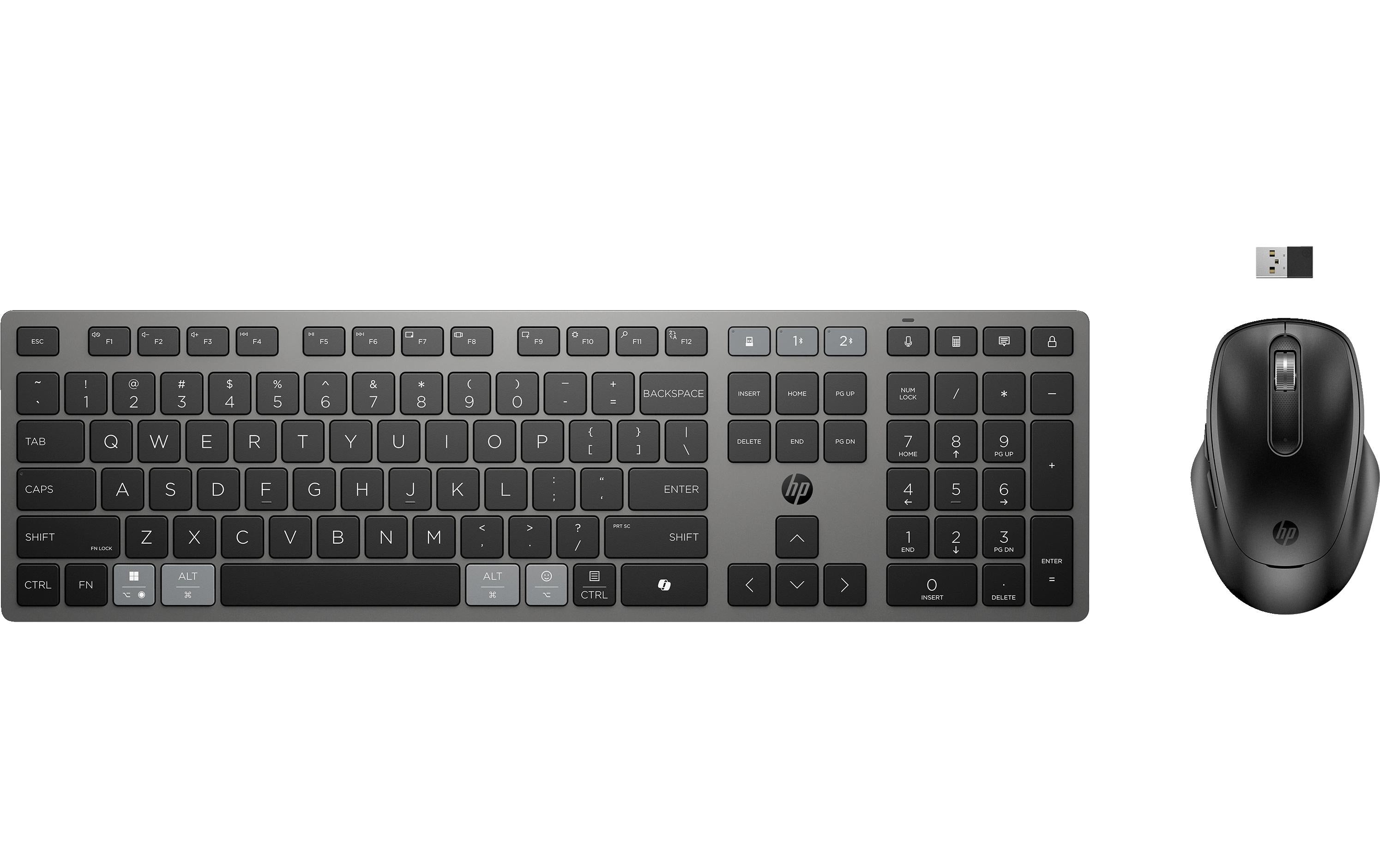 HP 725 Wireless Tastatur & Maus Set, Black