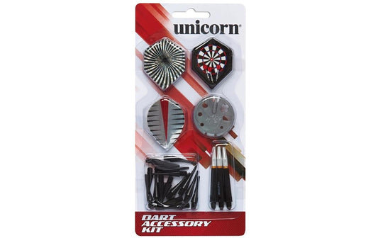 Unicorn | Zubehörsatz Soft Tip Dart | Soft Tips, Flights, Schäfte, Werkzeug
