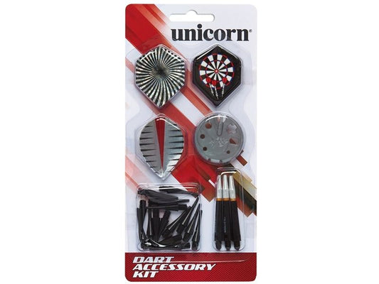 Unicorn | Zubehörsatz Soft Tip Dart | Soft Tips, Flights, Schäfte, Werkzeug