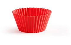 Lékué, Muffin Backform Silikon, Rot, 12er S