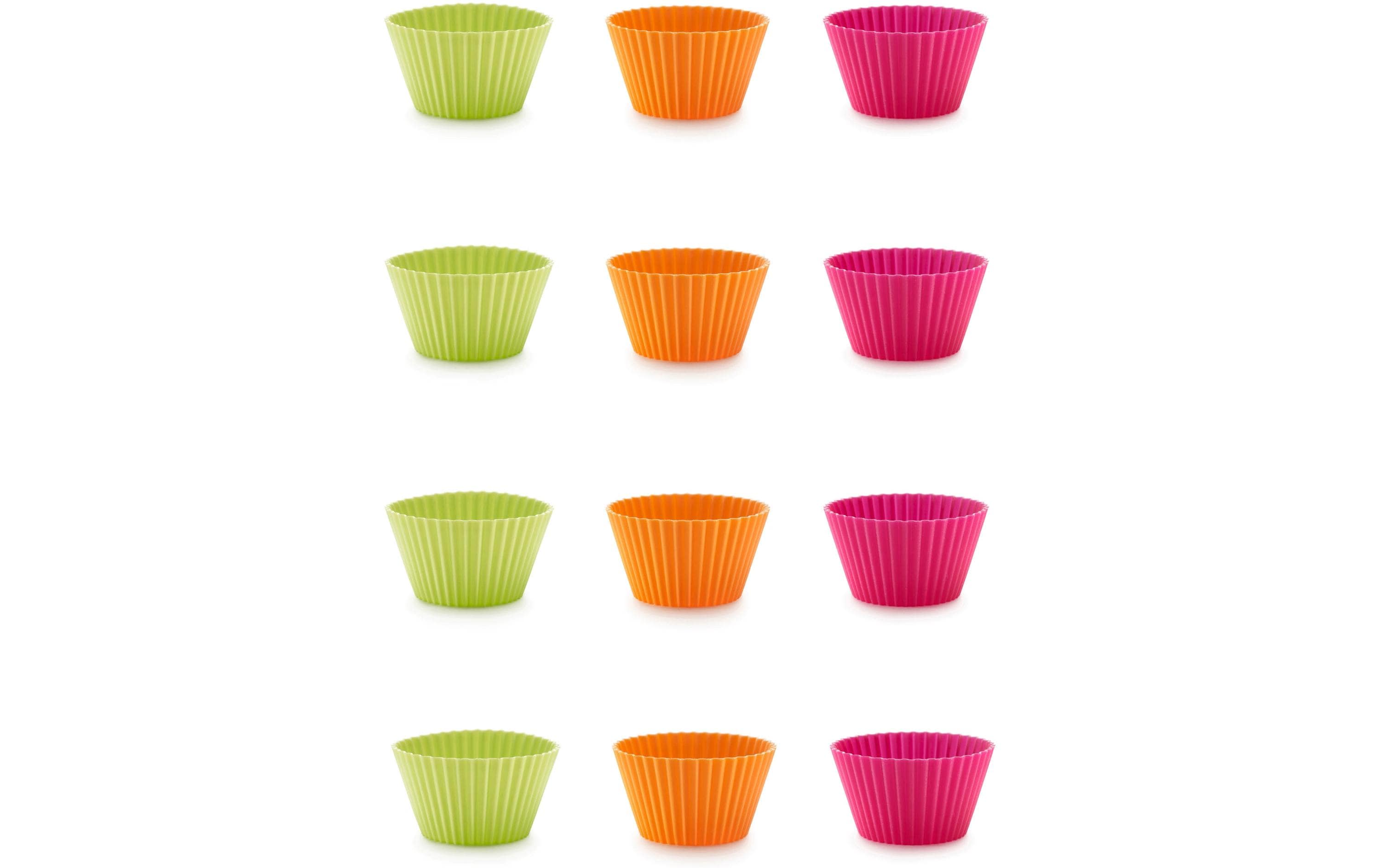 Lékué, Muffin Backform Silikon, mehrfarbig,