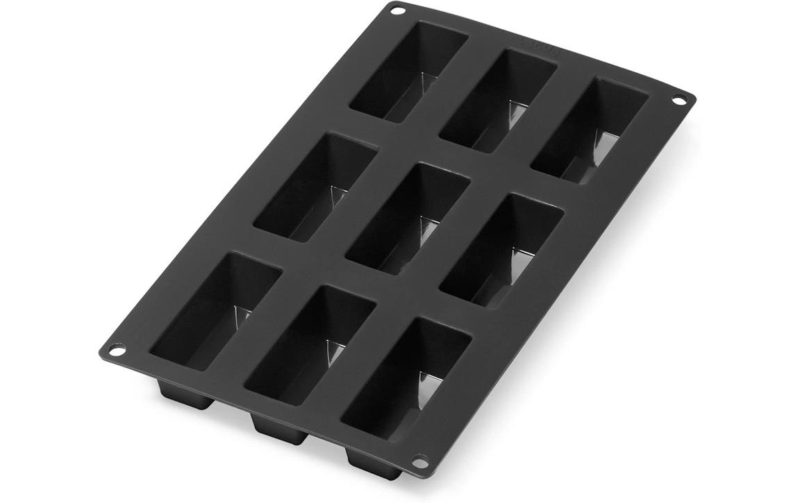 Lékué, Cake-Backform Silikon, Schwarz, 9 Mu