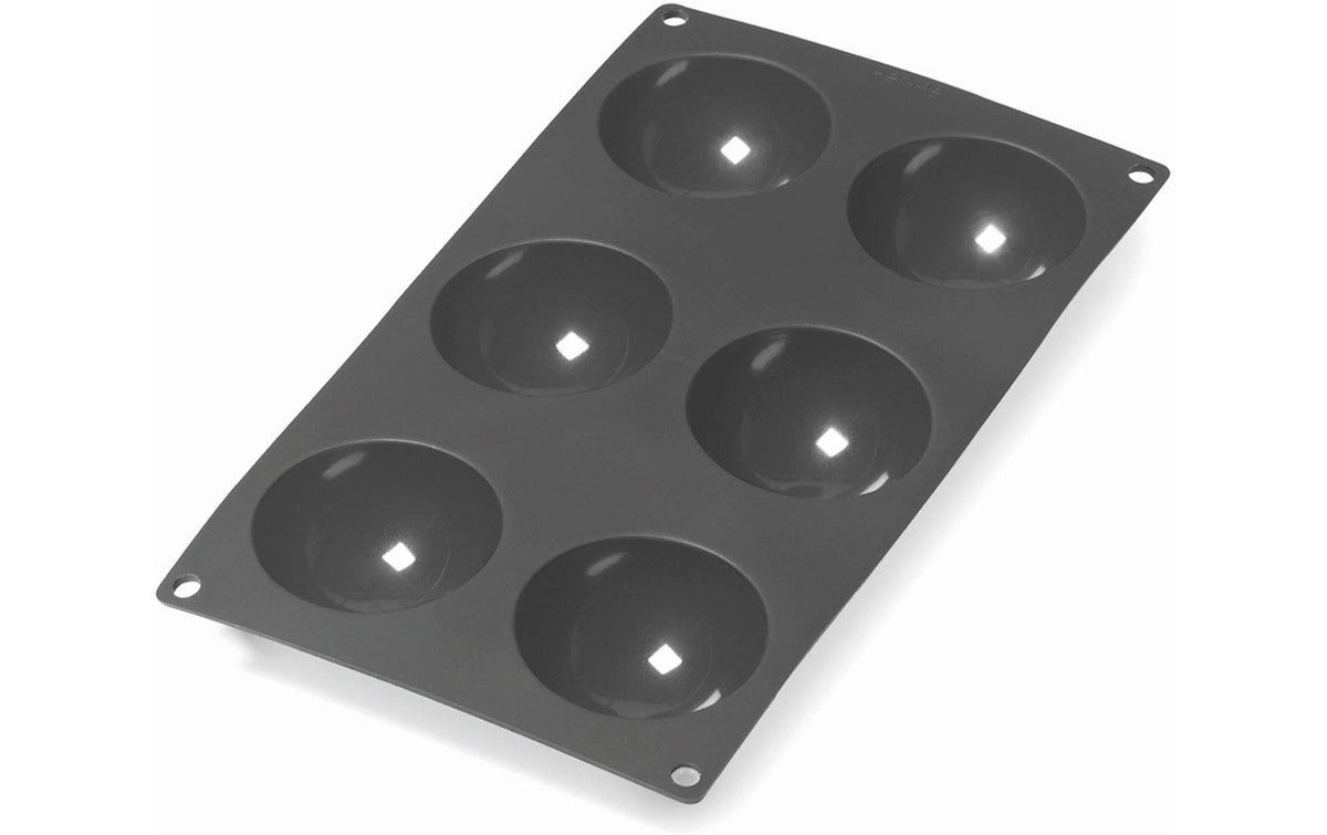 Lékué, Backform Halbkugel, Silikon, Schwarz