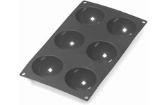Lékué, Backform Halbkugel, Silikon, Schwarz