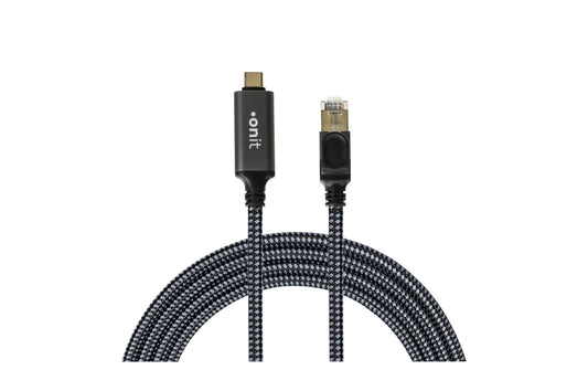 onit USB-Kabel C-RJ45 schwarz 5m