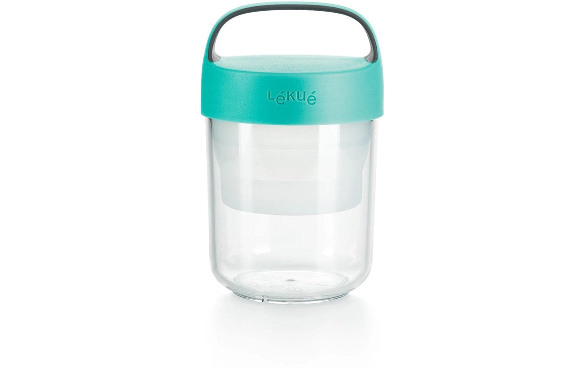 Lékué, Smoothiebehälter Glas To Go, 400 ml,