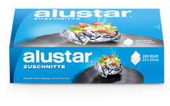 Alustar Folienzuschnitte, Silber Dispenser