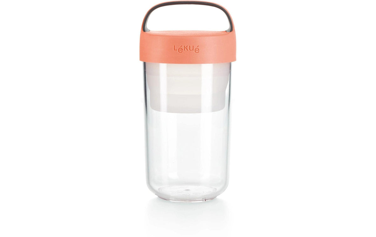 Lékué, Smoothiebehälter Glas To Go, 600 ml,
