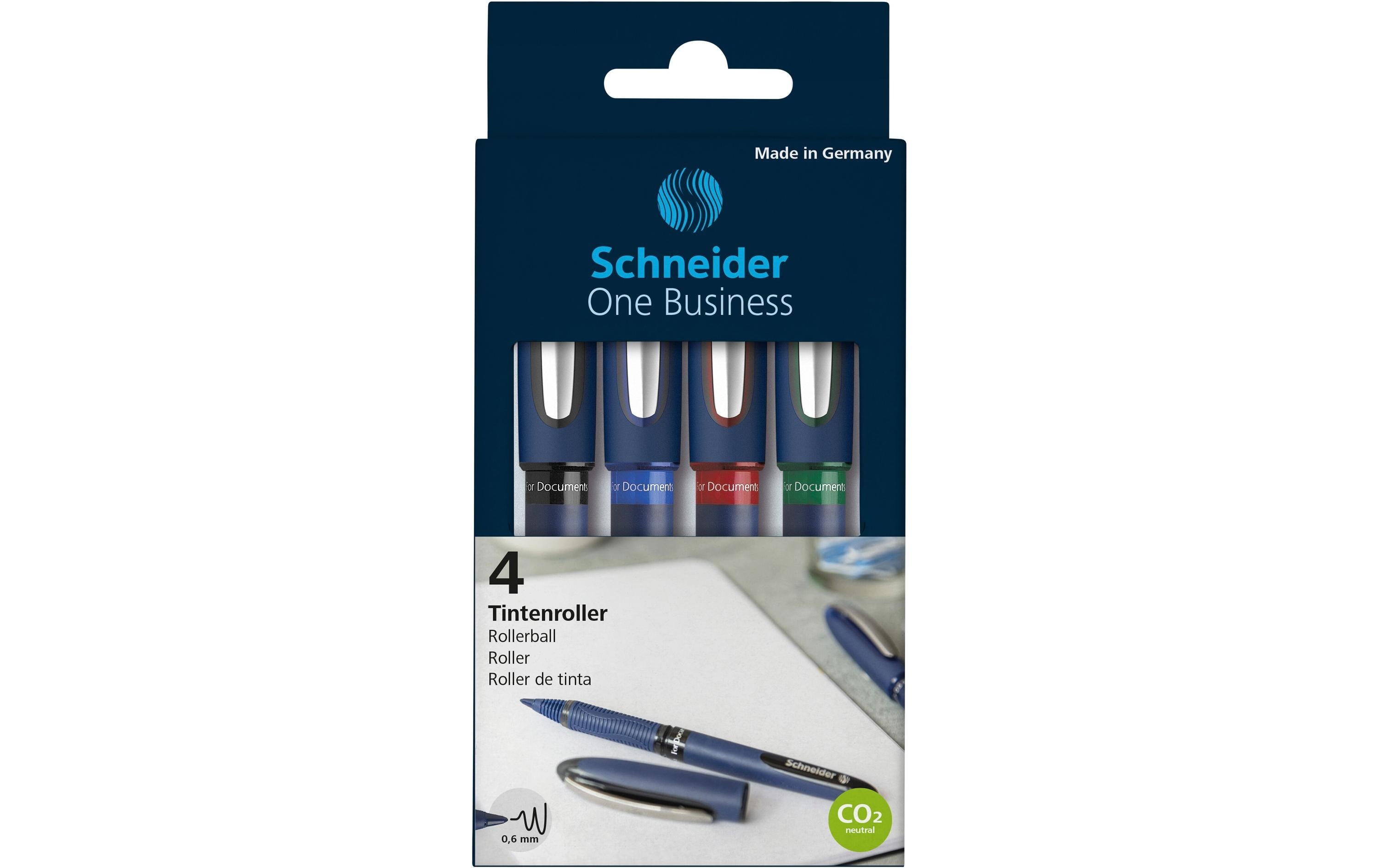 Schneider Tintenroller 1 Business 4er-Set