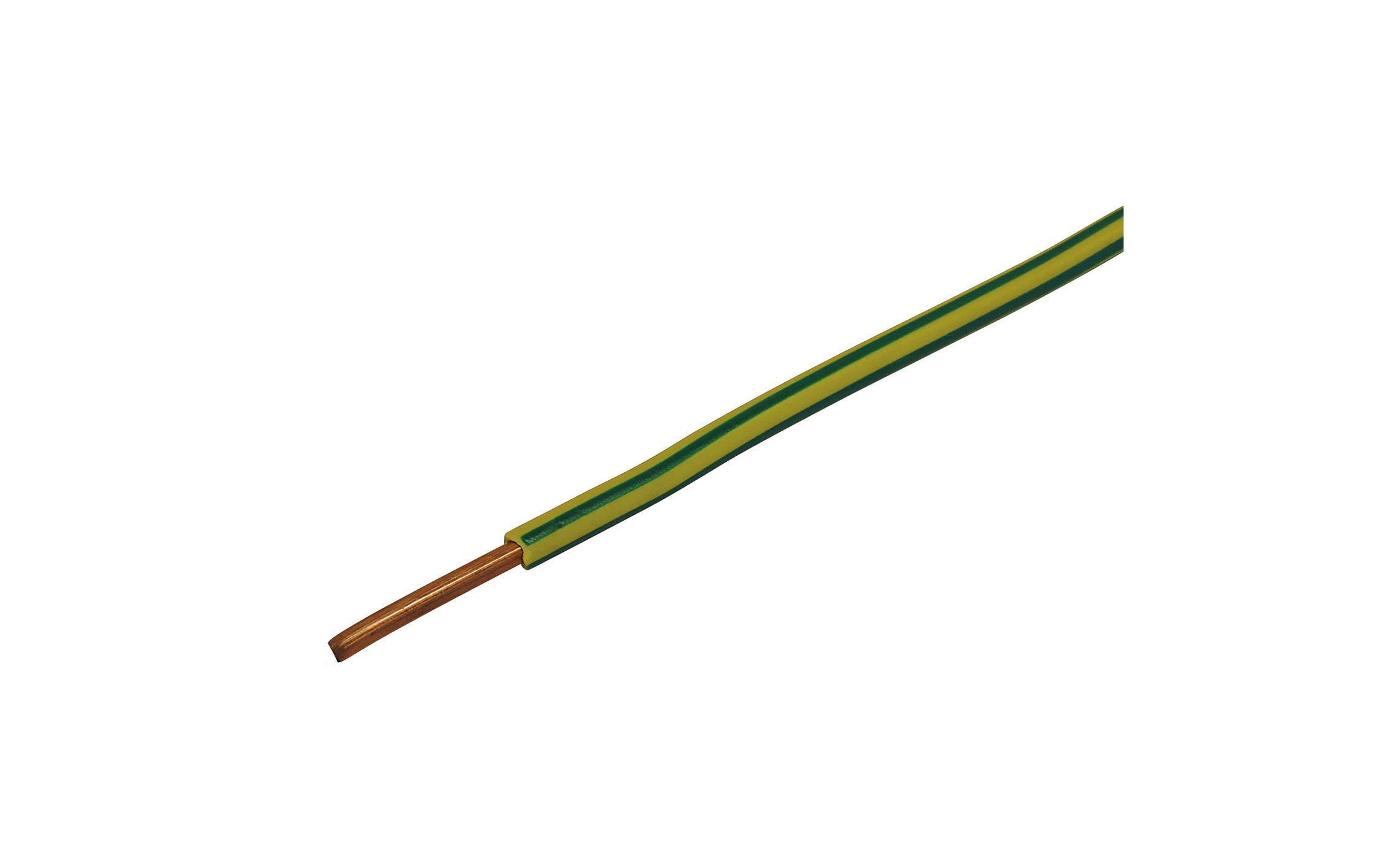 STEFFEN, T-Draht 1.5 mm², 100 m Grüngelb