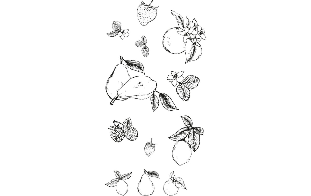 Sizzix Stempel Set Schablone Frucht