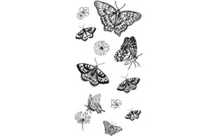 Sizzix Stempel Set Schablone Schmetterlinge