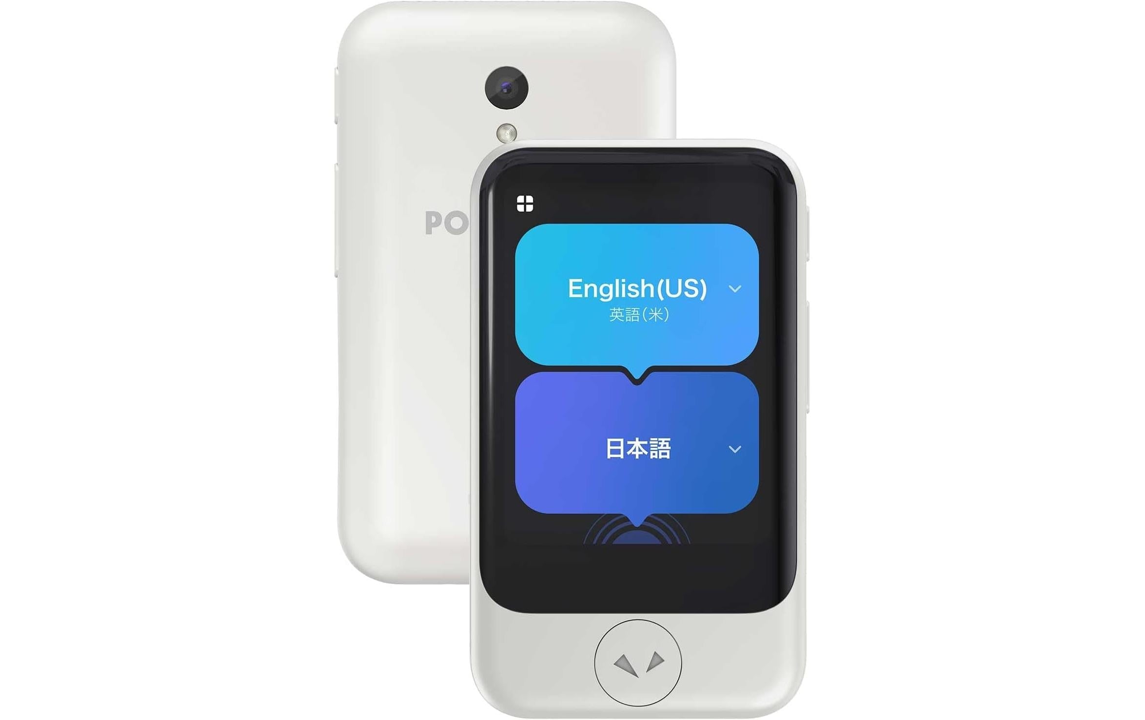 Pocketalk S2 Sprach-/Kameraübersetzer weiss