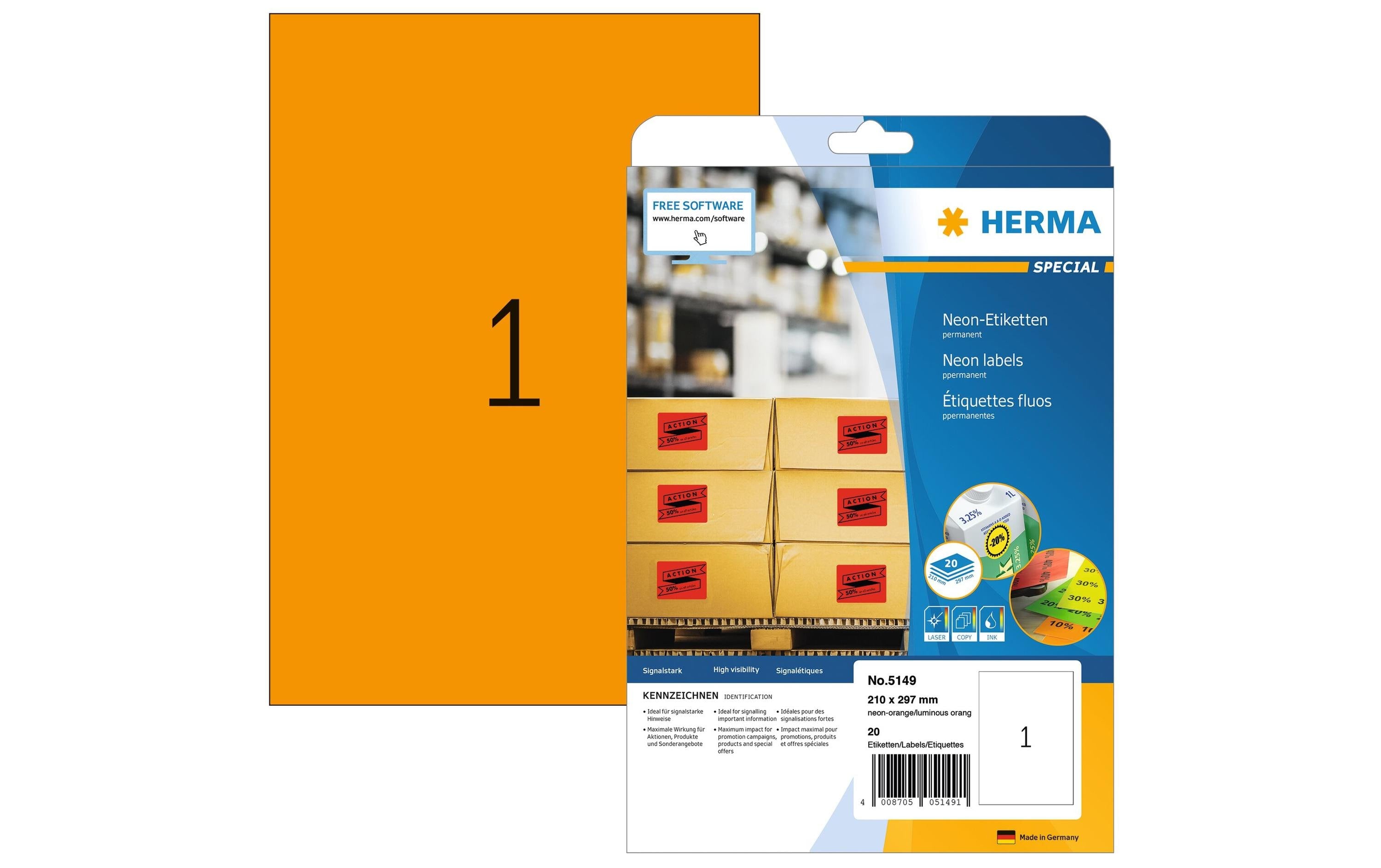 Herma Universaltetiketten 5149