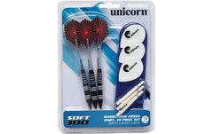 Unicorn | Softdart E300 18g | schwarz, 3 Stück