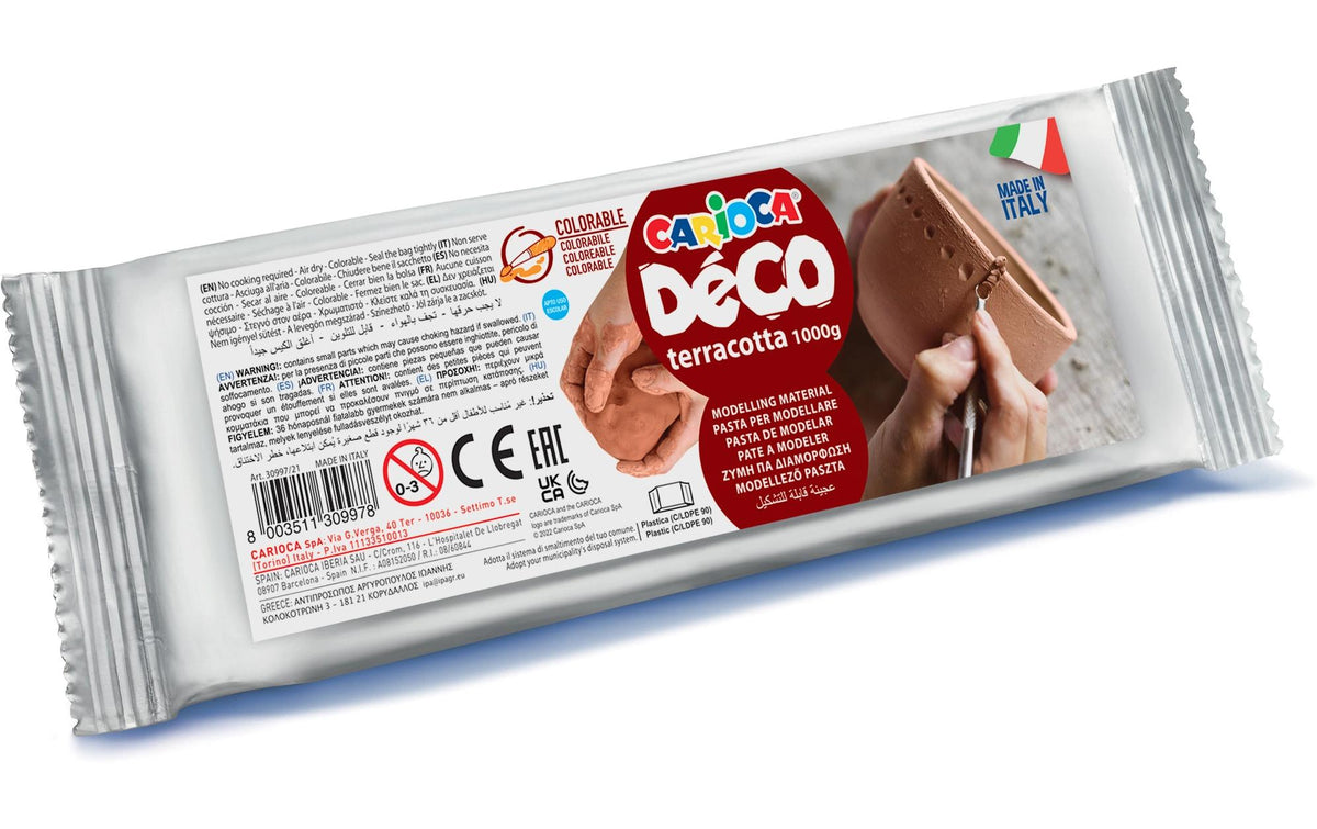 Carioca Modelliermasse Déco terracota 1000g