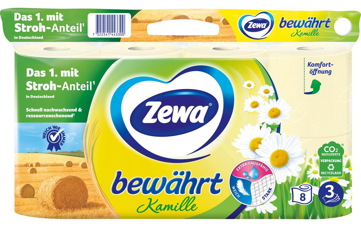 Zewa Bewährt Kamille 3-lg.