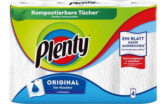 Plenty, Haushaltspapier Original 4 Rollen à