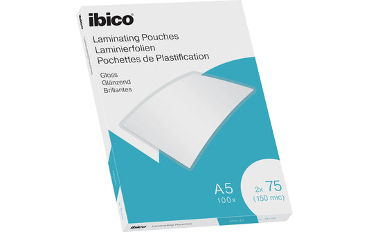 Ibico, Laminierfolie Premium A5 75 µm, glän
