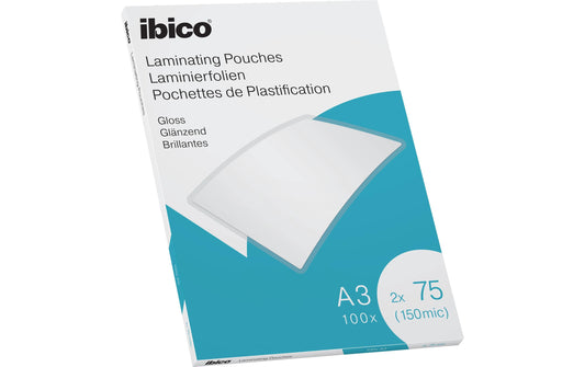 Ibico, Laminierfolie Premium A3 75 µm, glän