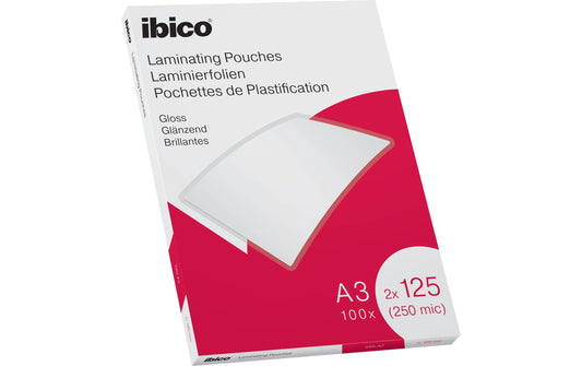 Ibico, Laminierfolie Premium A3 125 µm, glä