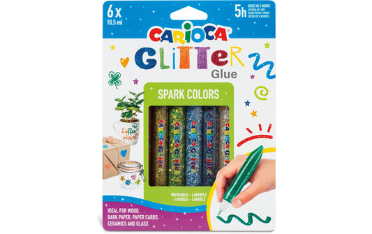 Carioca, Glitzerstift Glitter Glue Spark 6